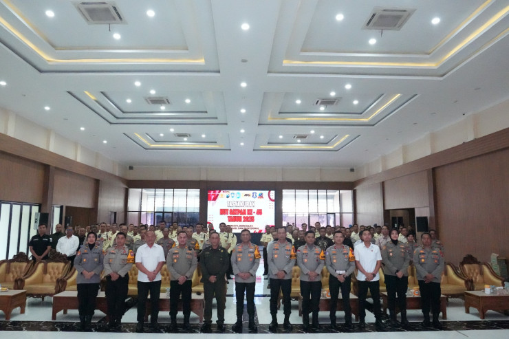 Kapolresta Sidoarjo Hadiri Tasyakuran HUT Satpam Ke-45